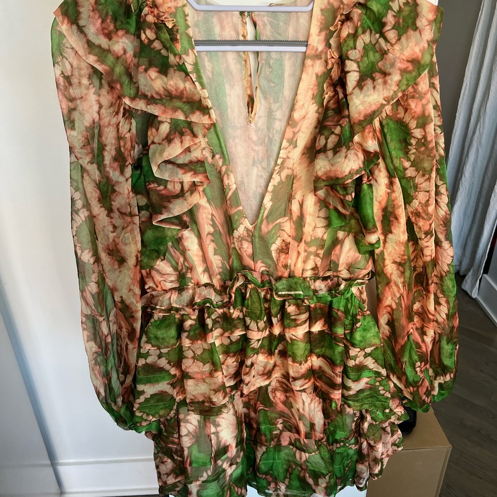 Ulla Johnson Adelaide Puff-Sleeve Silk

Organza Mini Dress size